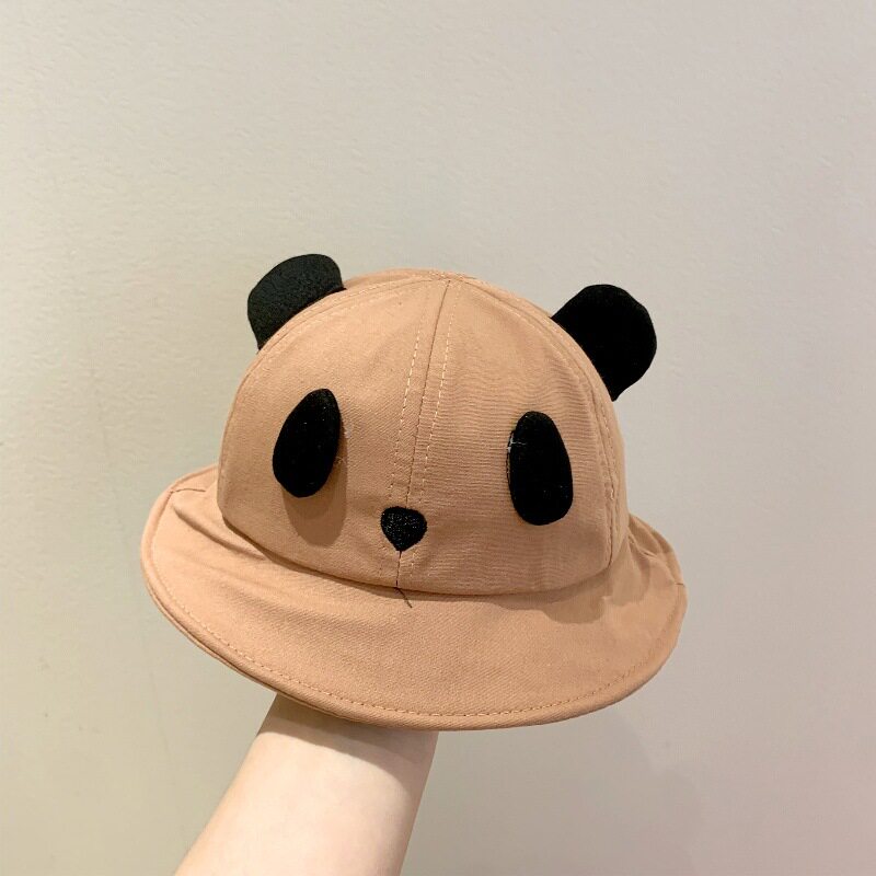 パンダバケットハット キャメル+46-50cm+フリーサイズ