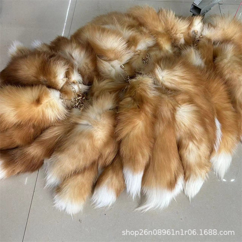 浮かぶ金色の尾