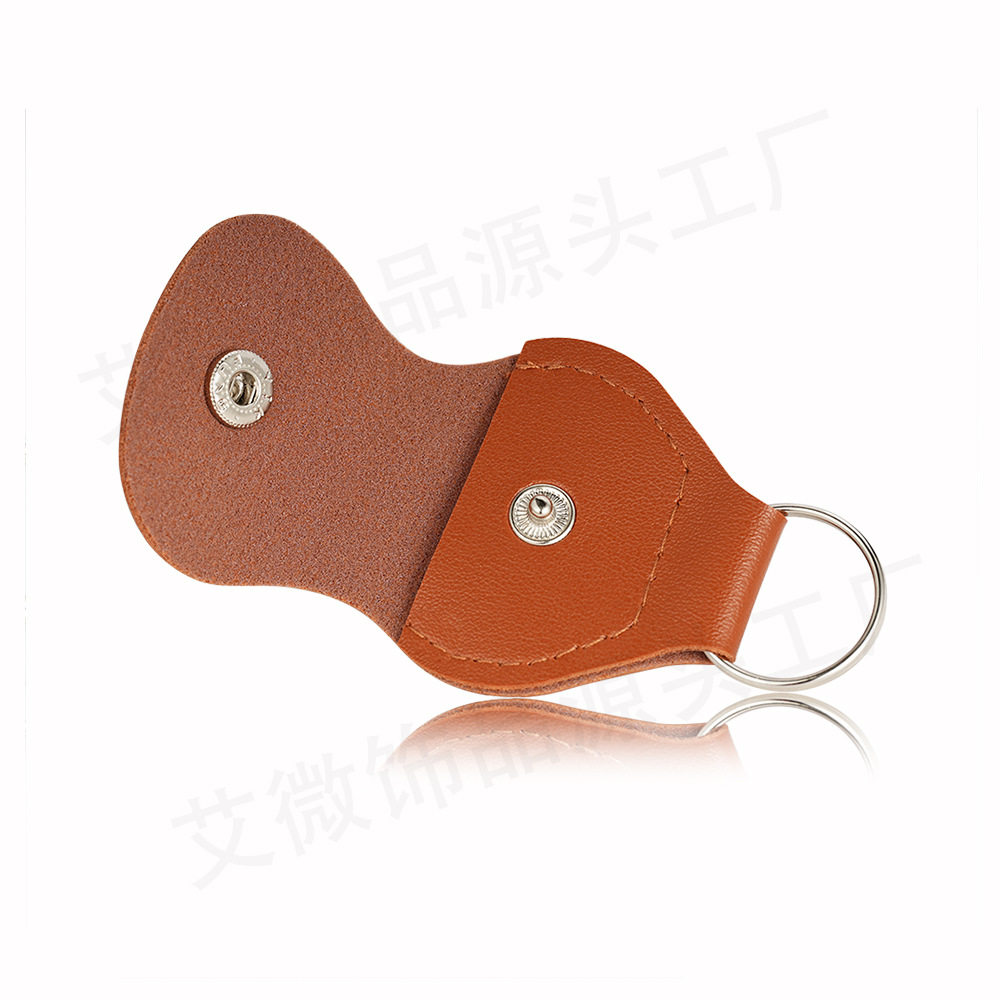 ブラウン ディスクリプション コイン PU レザー ケース