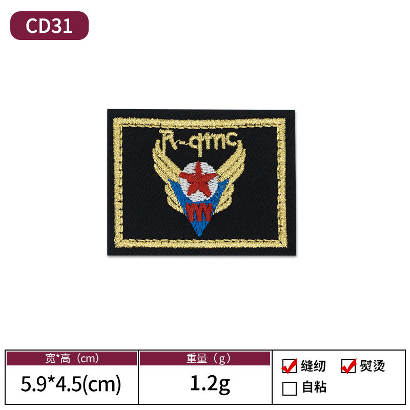 04-CD31 スクエアレッドスター