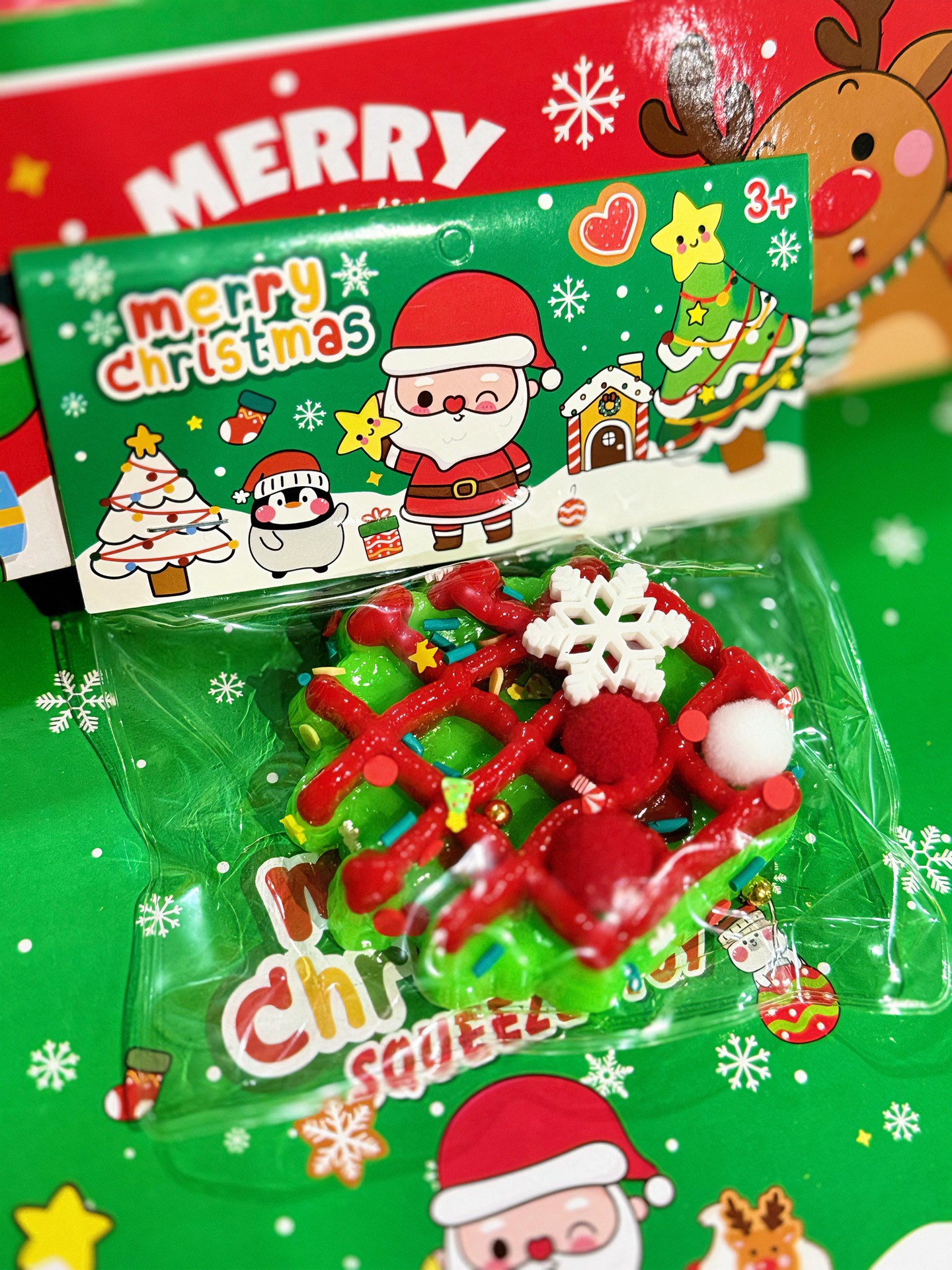 クリスマスワッフル
