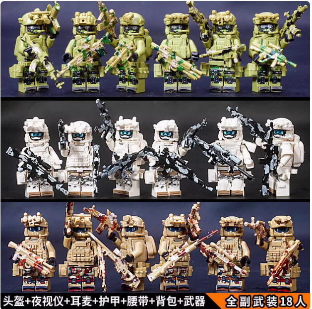 【Bモデル3種】18名様完全武装