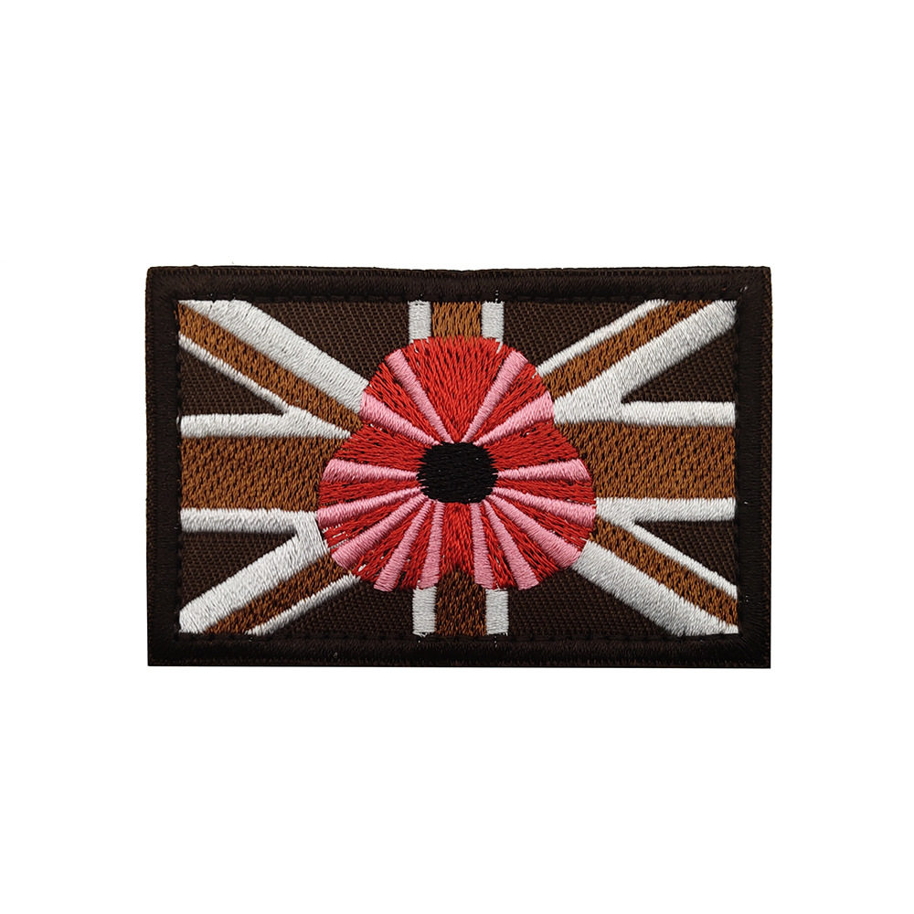 V00970-2イギリス米字旗ケシ (茶色)
