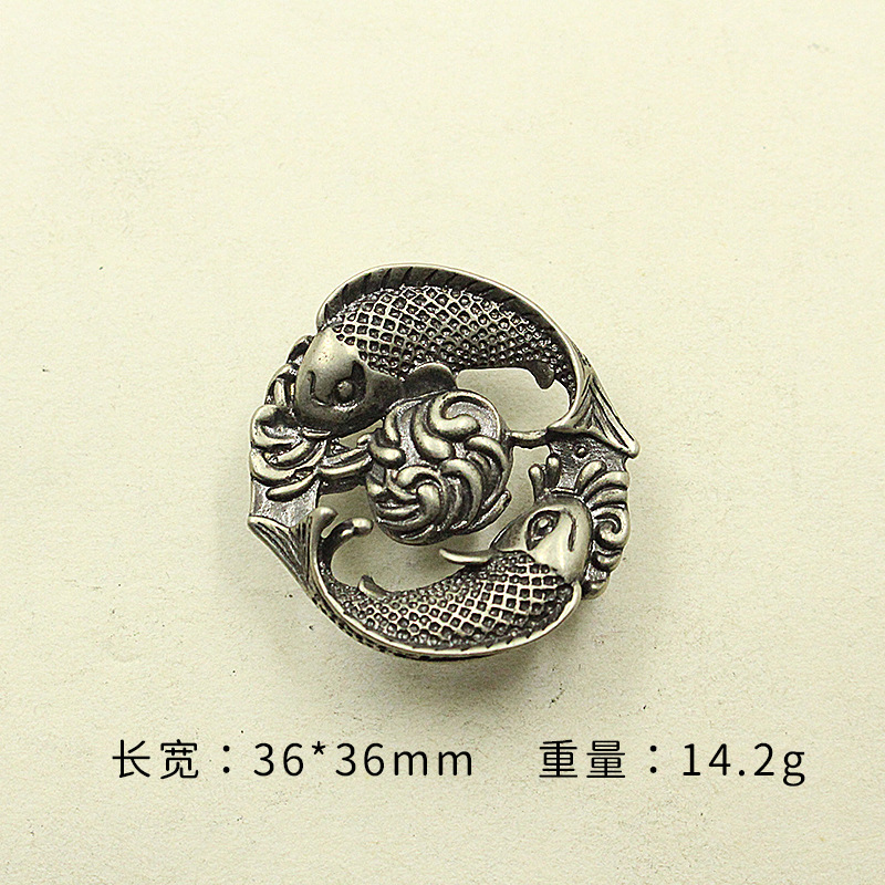 双魚白銅金