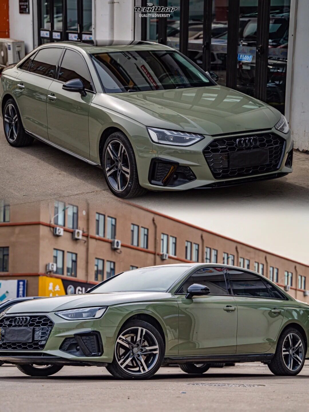 クリスタルカーキグリーン（ダーク）（二層）