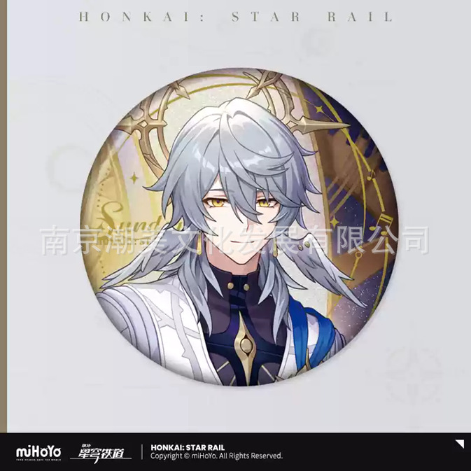 秋のお祝いシリーズ ブリキバッジ 日曜スタイル