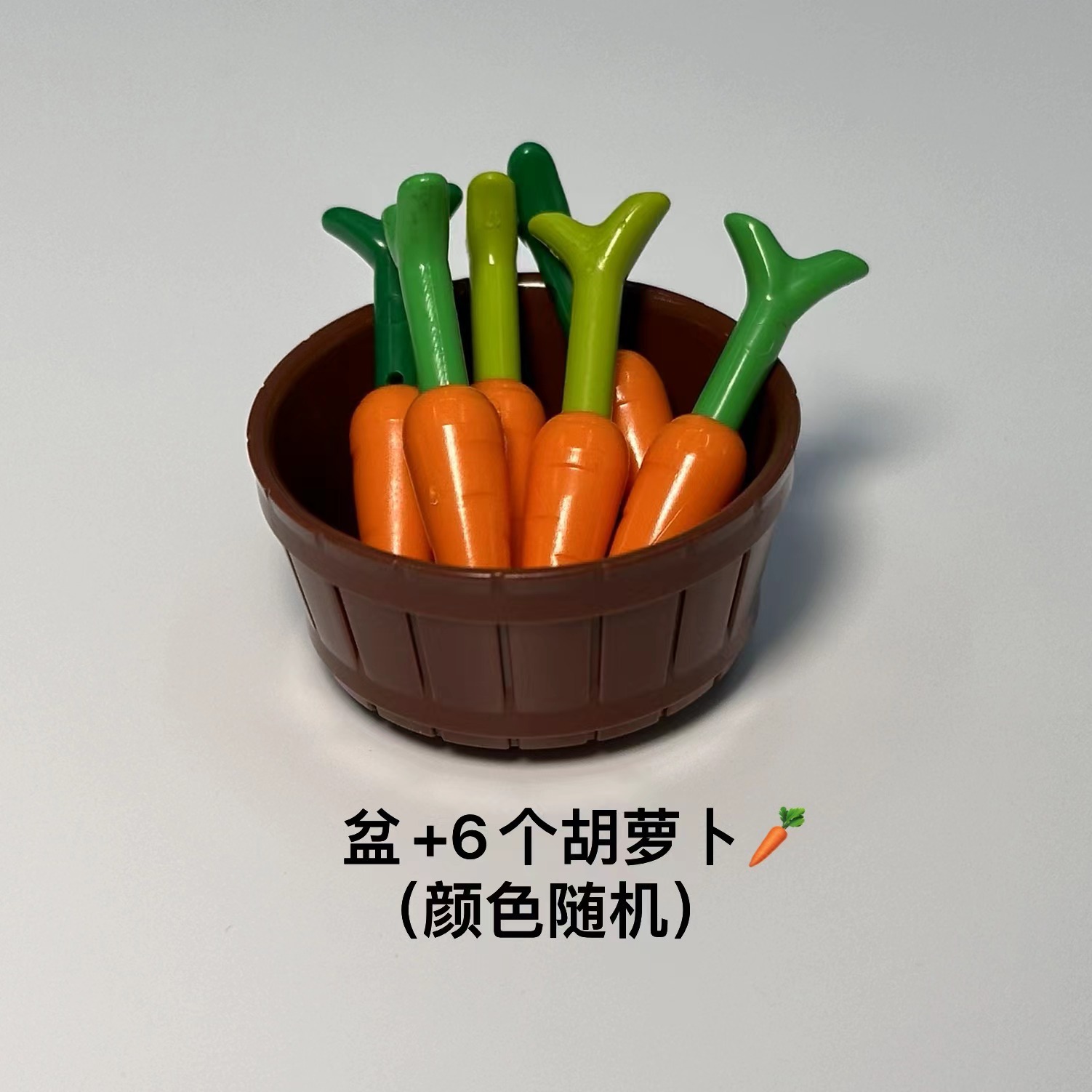 鉢6個のニンジン