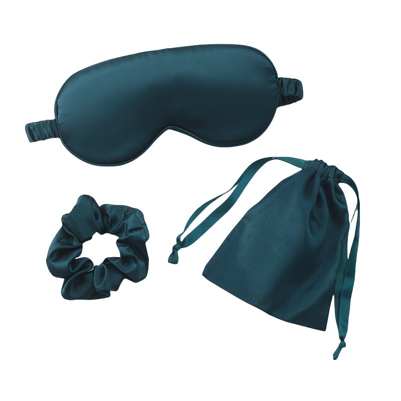 【3点セット】ダークグリーン＋収納袋＋ヘアゴム