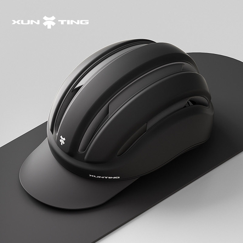 Manmu Black [アイスシルク裏地、取り外し可能な日よけ帽子のつば]