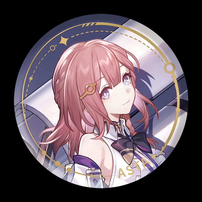 キャラクター縦絵シリーズ ブリキバッジ エスタ