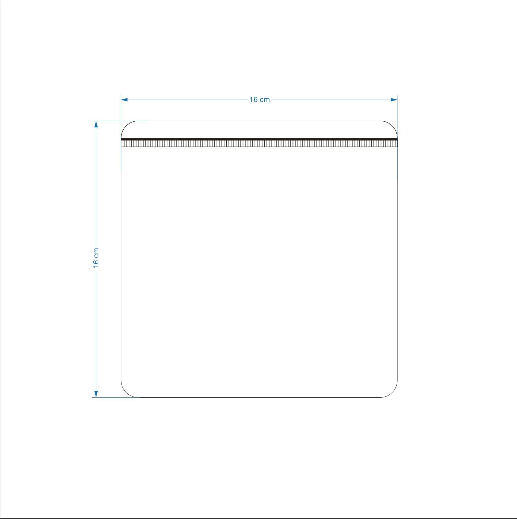 24 シルク PVC 高透明度-16x16CM