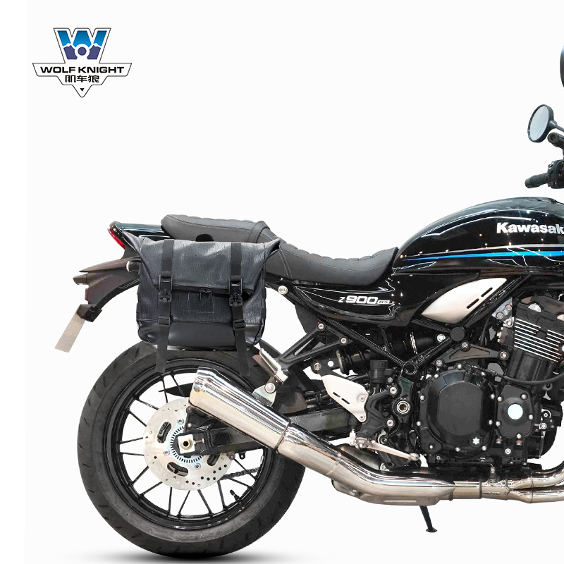 Z900rs-シングル右 (小紋黒) ヘルメットバッグ