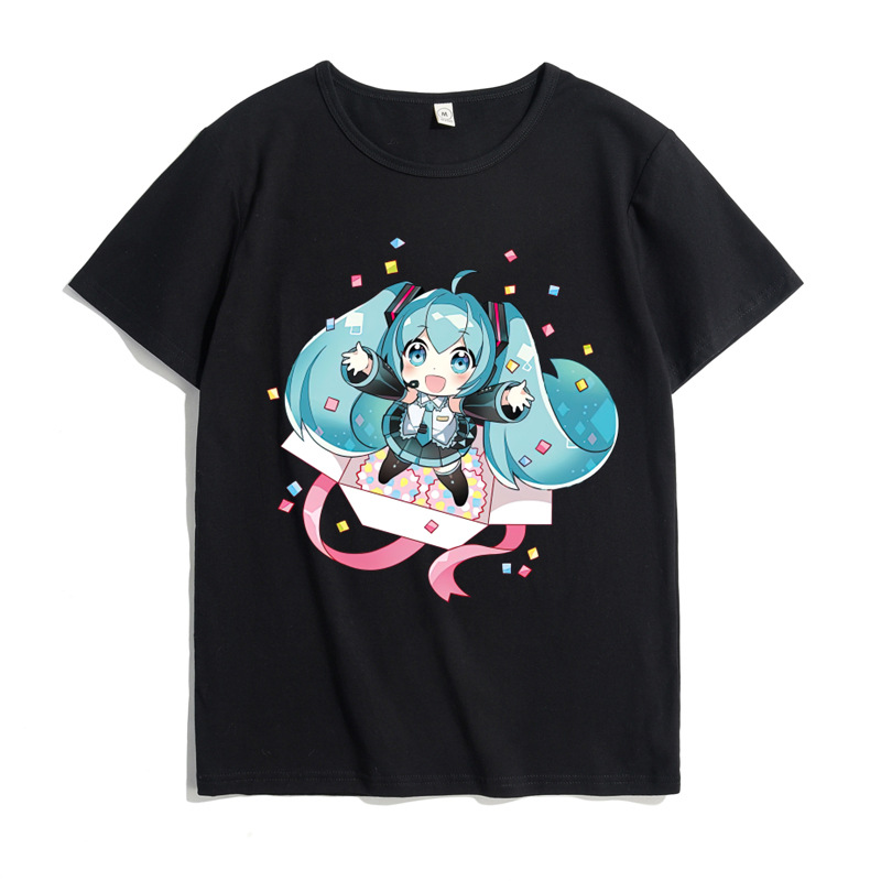 初音 = ブラックtシャツ2