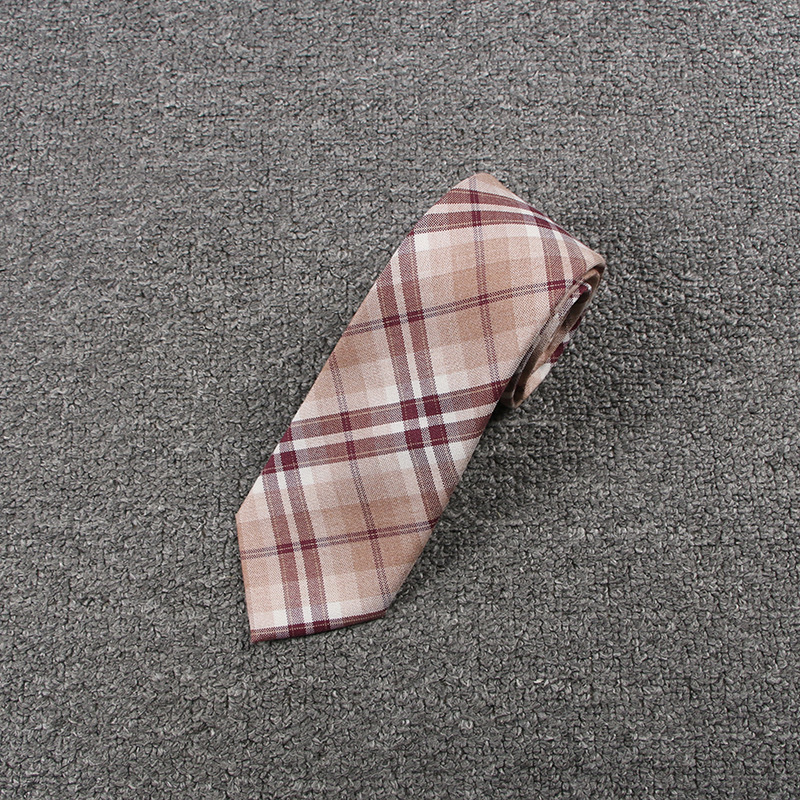 エンドル間紫格ネクタイ (d)