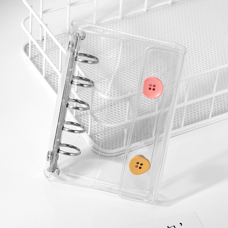 透明度の高いM5ダブルバックルバインダー ルージュ