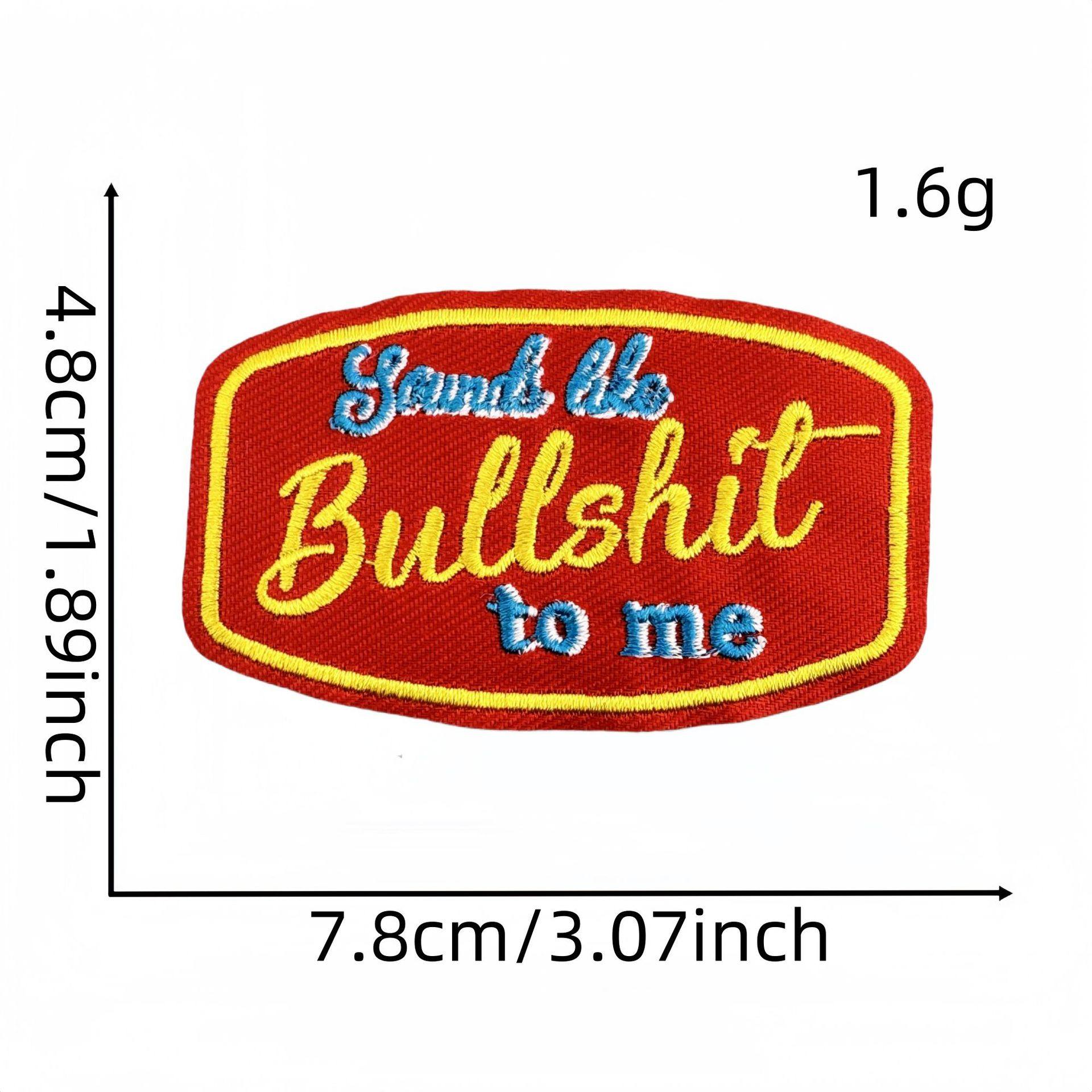 トレンドの英語布ステッカー29#