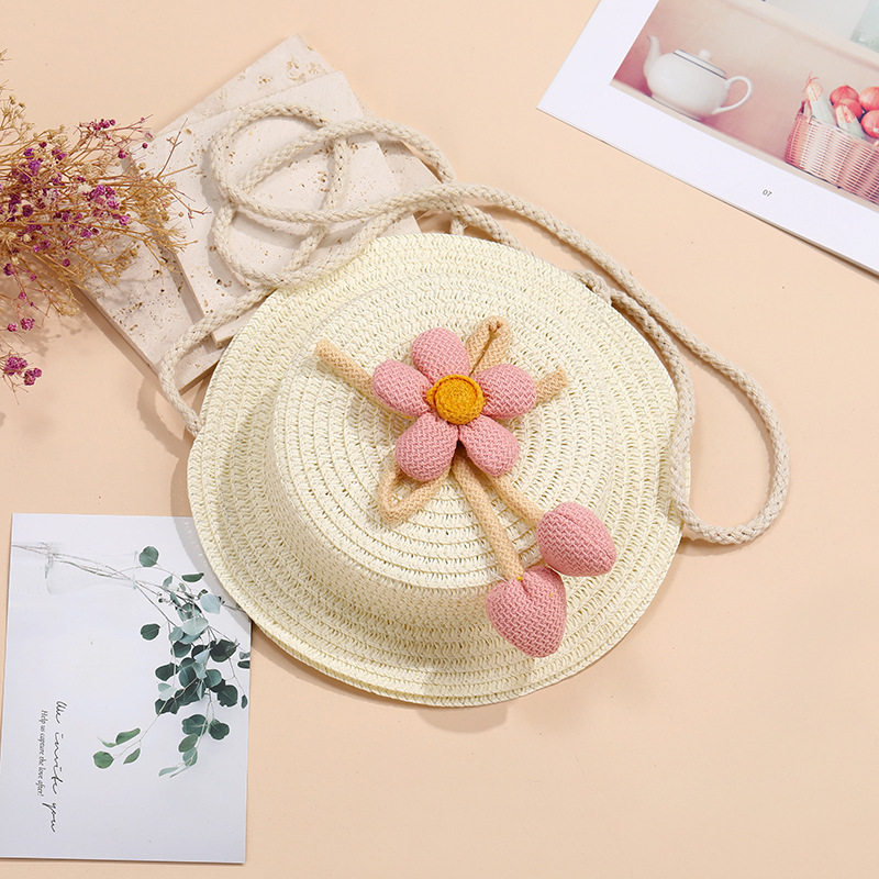 白い五弁花リボンパウダー