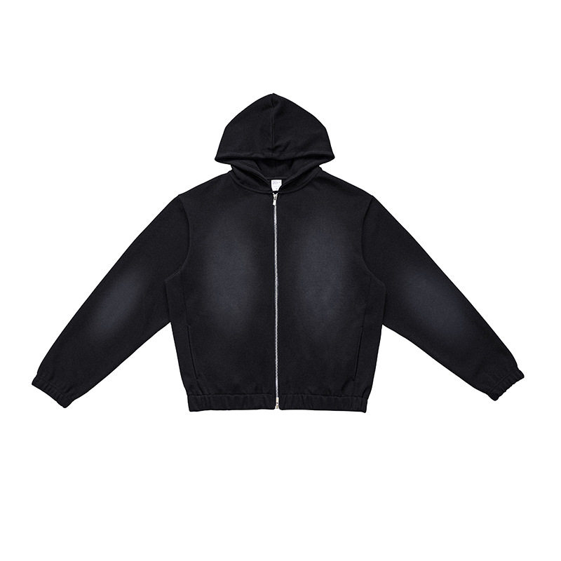 X908 (スウェット) - ウォッシュ加工済み ブラック