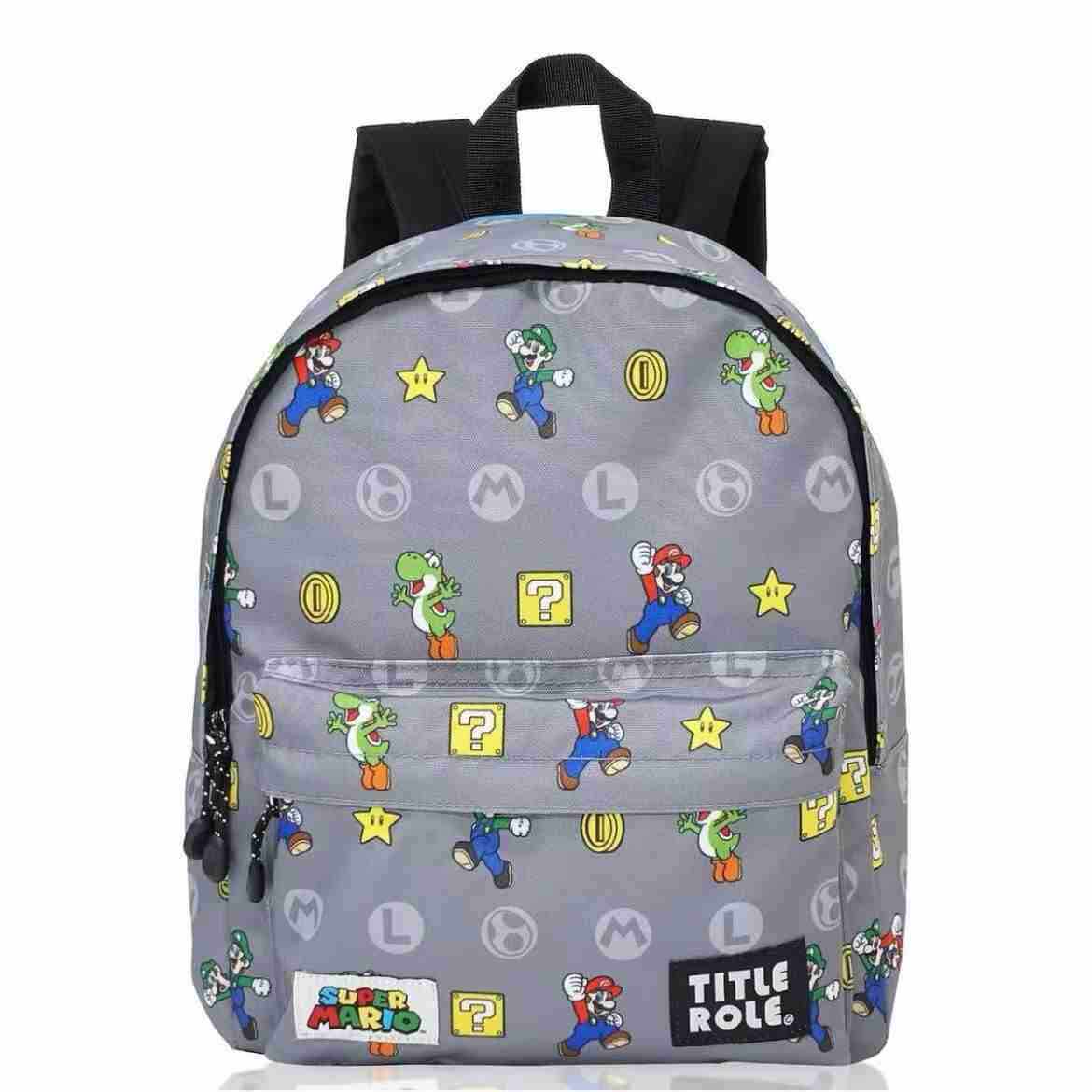 スーパーマリオ バックパック (グレー) 在庫あり