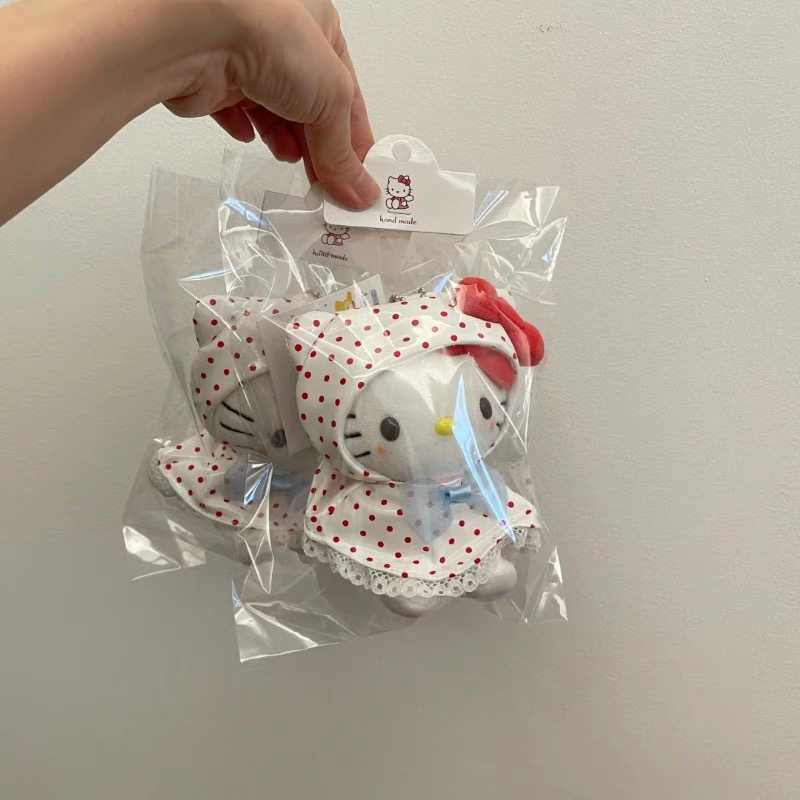 レインコートキティ【ビーズチェーン風】