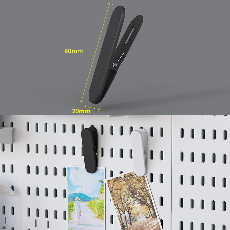 【アイロンクリップ】ブラック 2個