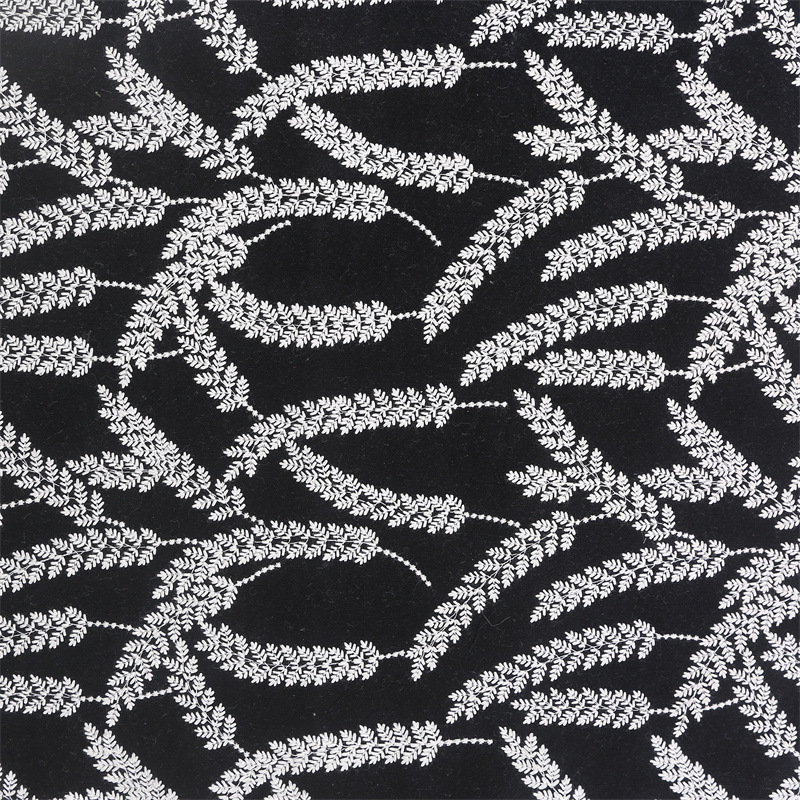 E20463 ブラック(幅125cm 綿70% 麻30%)