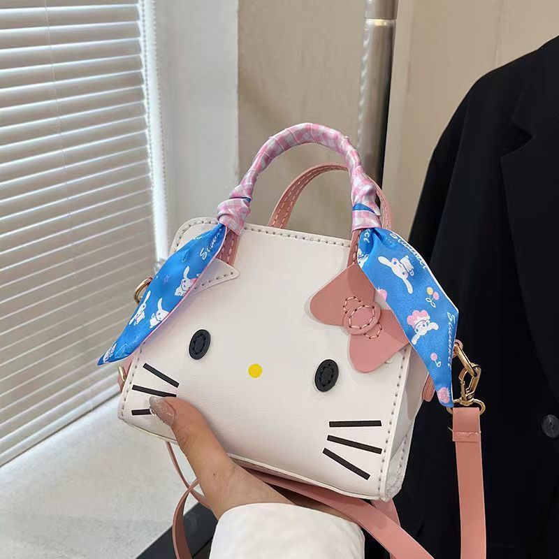 ピンクkt猫材料バッグ【シルクタオル】