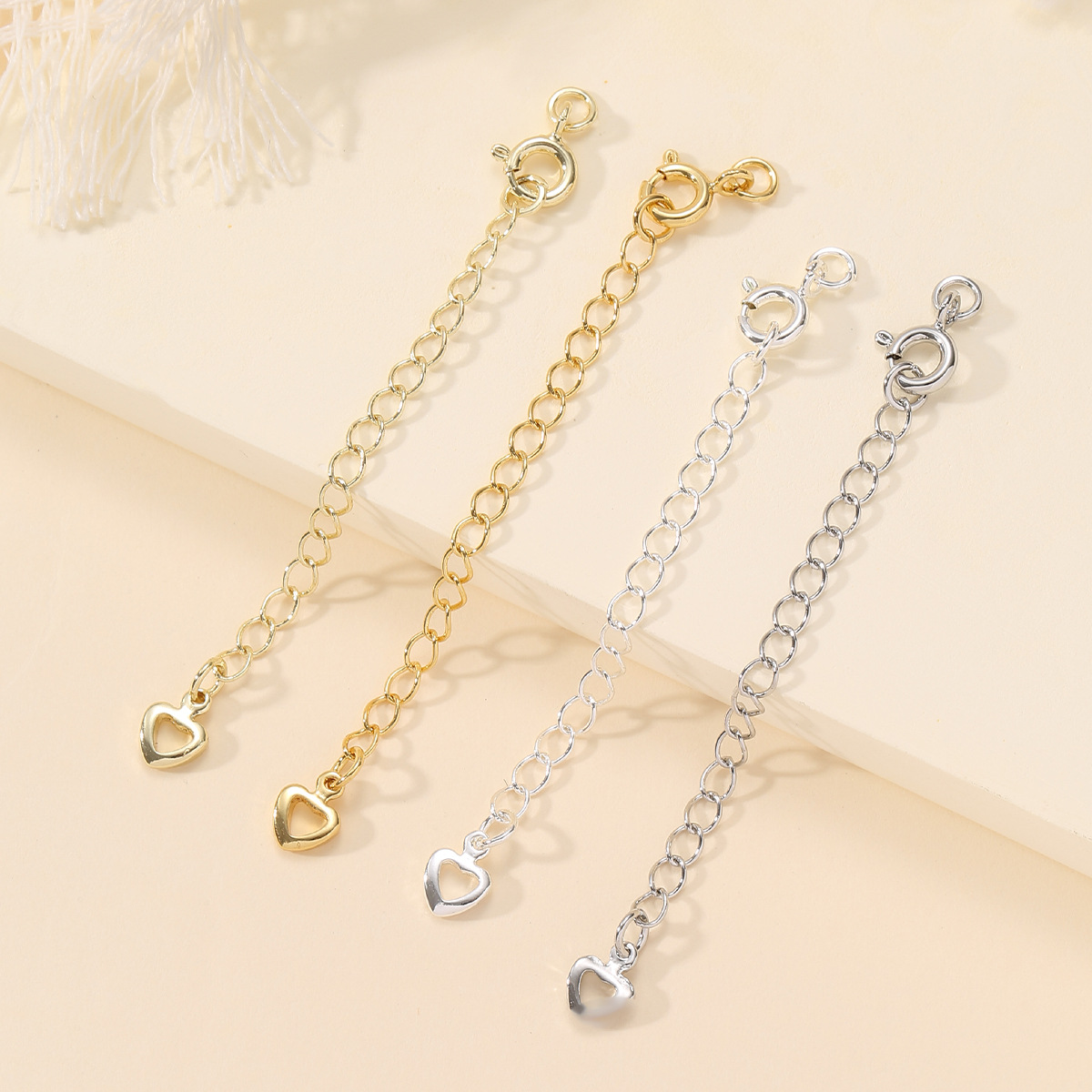 スプリングバックル中空ラブテールチェーン