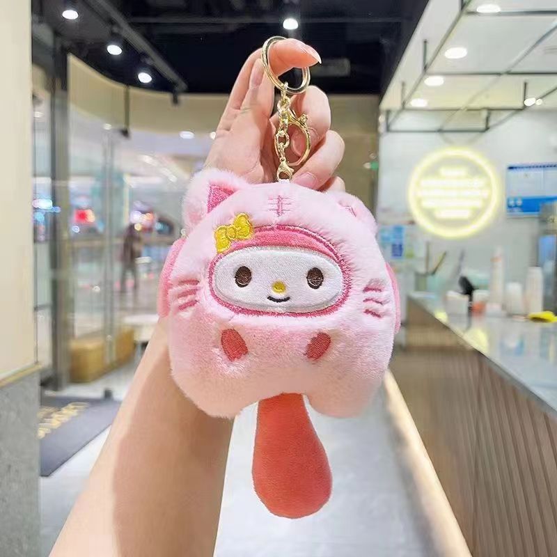 メロディペンダント - ゴールドキーホルダー付き