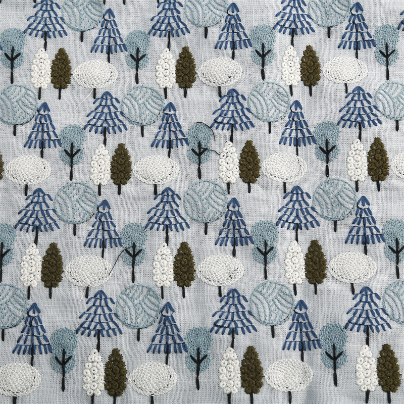 E21262 ミントグリーン（幅125cm 綿50％ 麻50％）