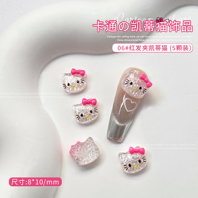 06 # 赤いヘアピン ハローキティ