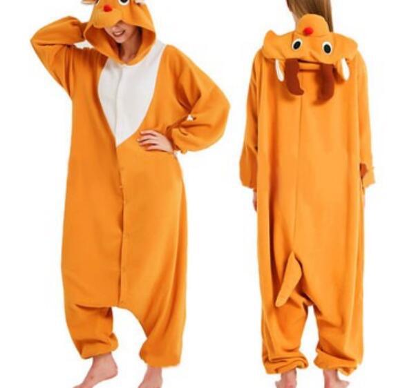 オレンジ色のクリスマスの鹿