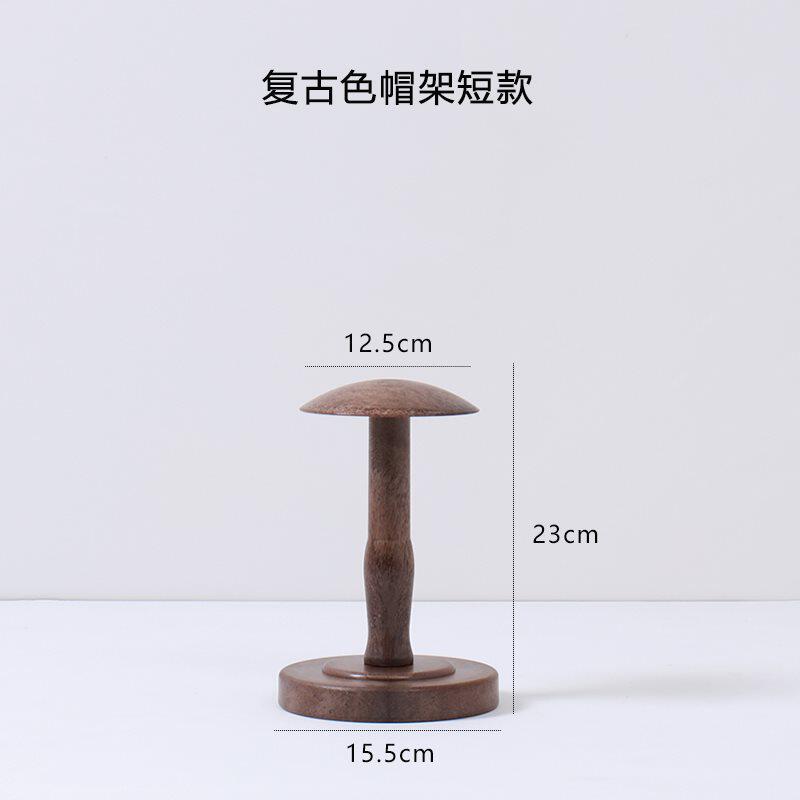 レトロカラーのショートハットラック