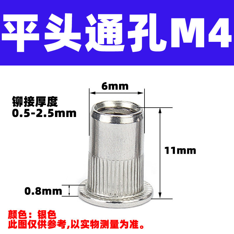 平頭m4 (高さ11mm)(10匹)