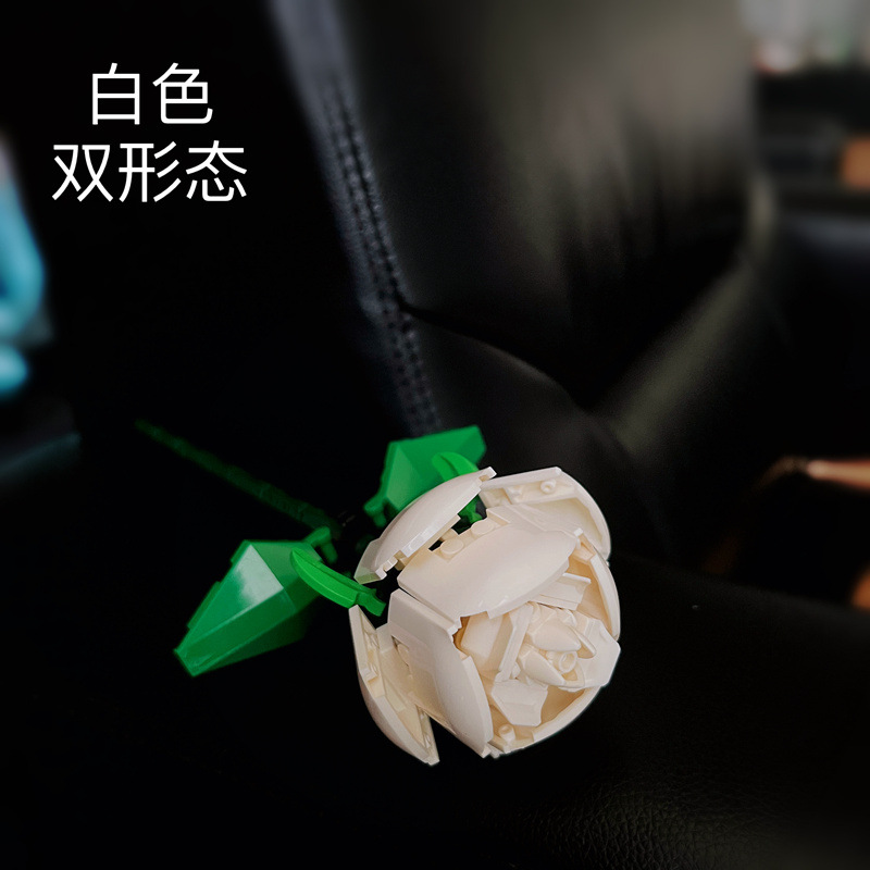 ホワイトローズ(ダブルフォーム)+紙説明書