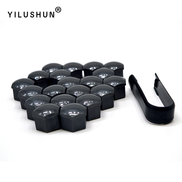 T54【袋入り】19mmグレー20個入 + 黒クリップ1個