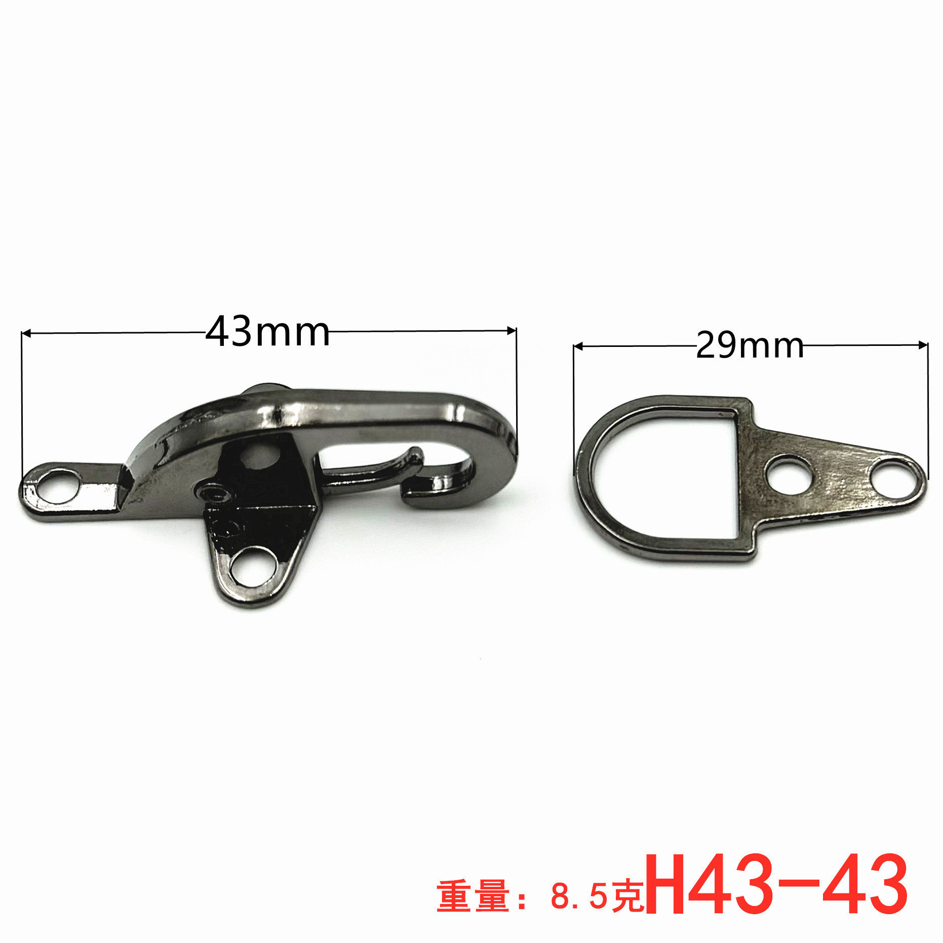 H43フライヤーバックル-ガンブラック-43-ダウン