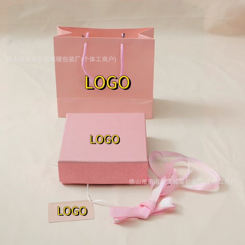 ベルトボックス+紙袋+布袋+付属品17*17*6cm