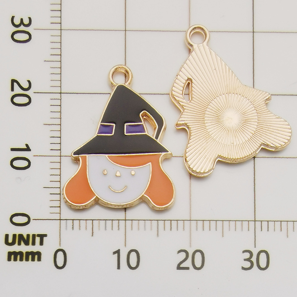 1 黒とオレンジの滴るオイル ハロウィン ウィザード-1.3g-17*23mm-14001
