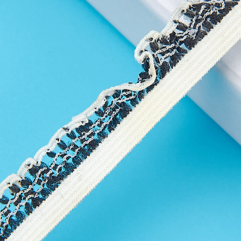 1.5cm木耳レース * 間黒