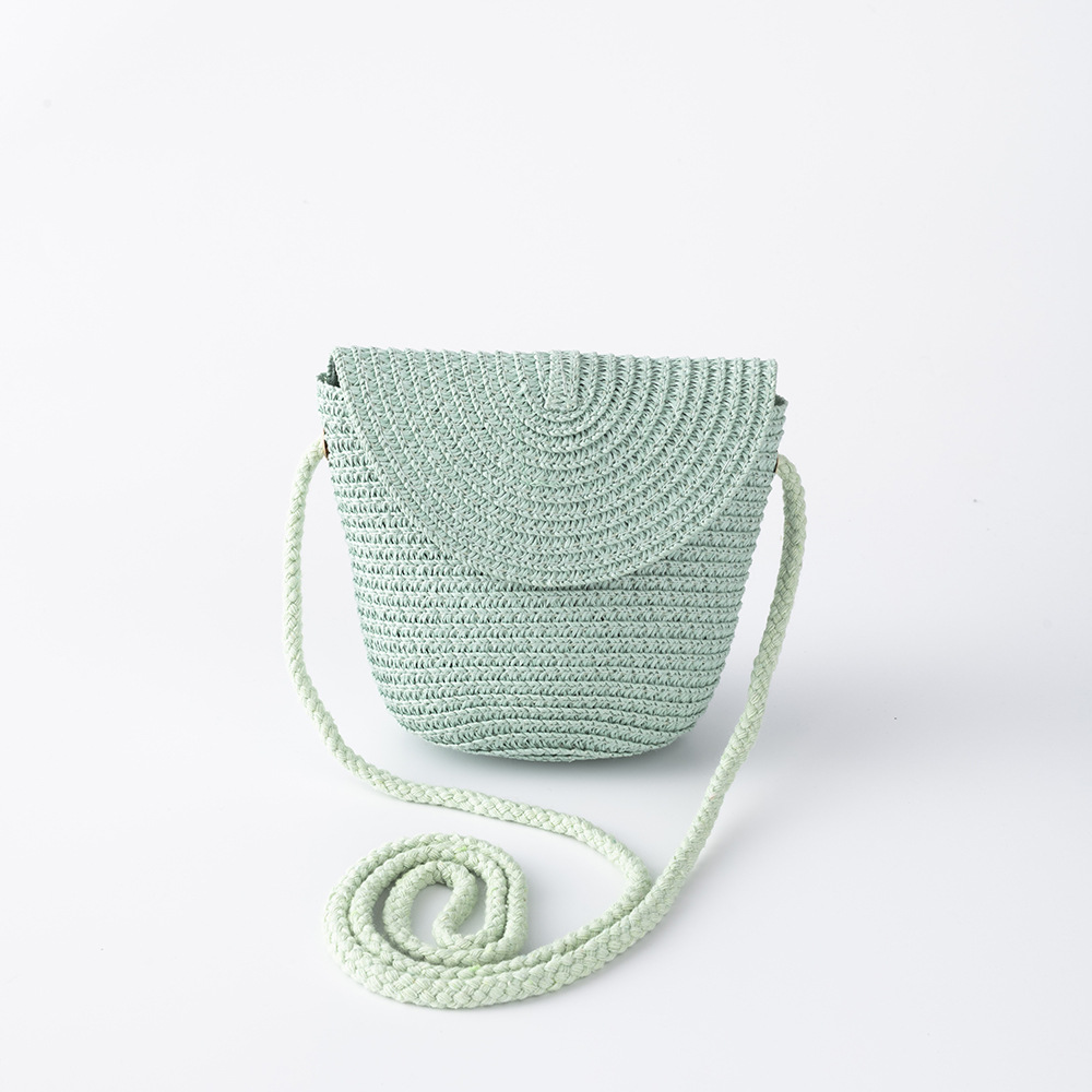 グリーン フリップバッグ (15*13cm)
