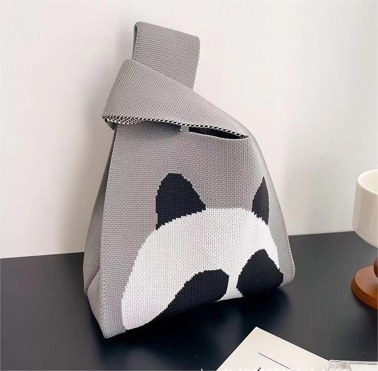 【ベストバッグ】グレーの目隠しクマ