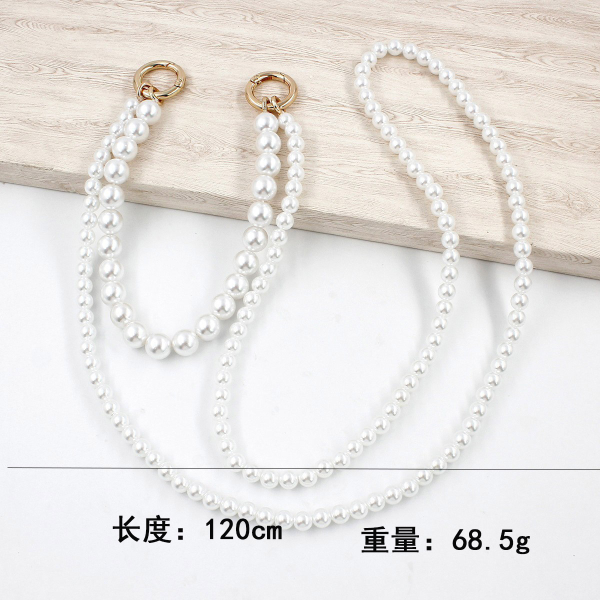 長くて小さい真珠、短くて大きい真珠（ゴールドサークル）