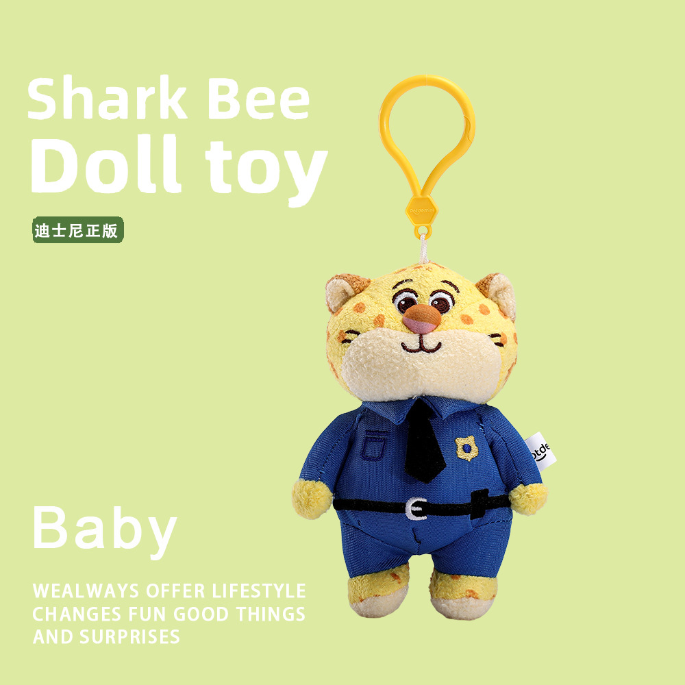 12cm ディズニー ズートピア ヒョウ警察官 かわいいキャンディ ペンダント