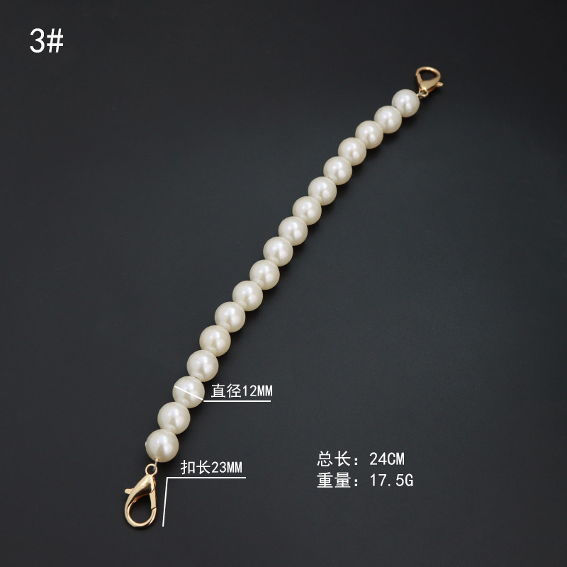 12mmパール17個+23mmライトゴールドロブスタークラスプ、全長24cm