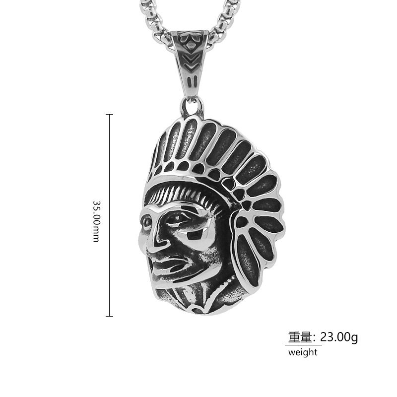 スチールカラー、シングルペンダント