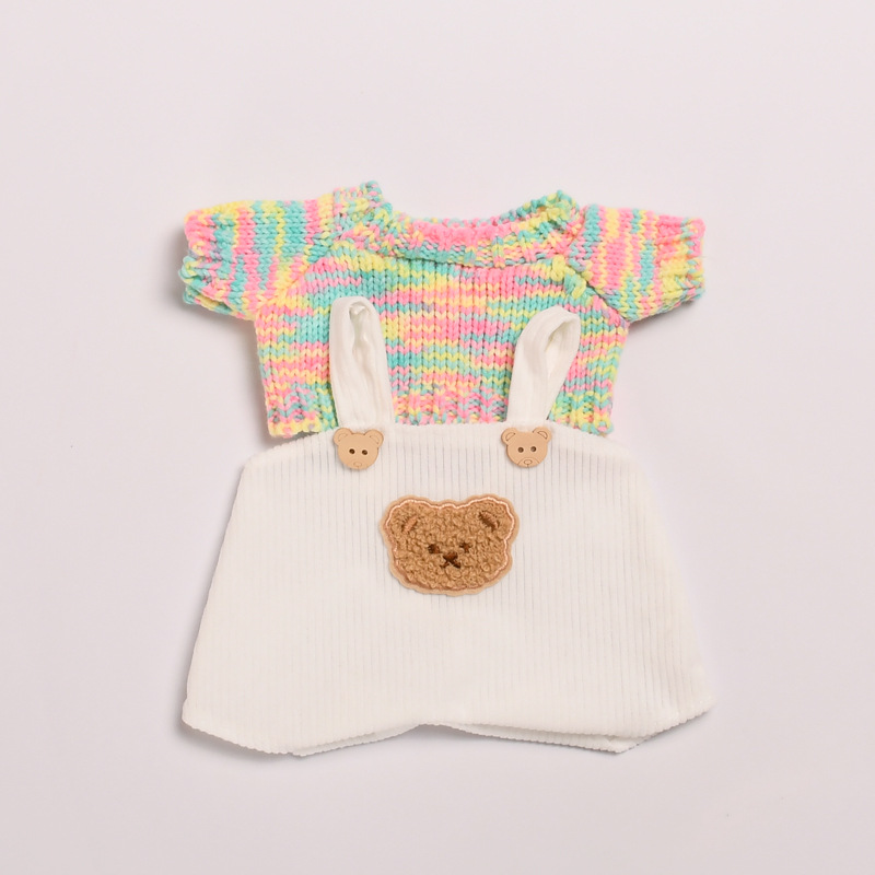 キャンディー色のセーター + バックパンツ (人形を除く)