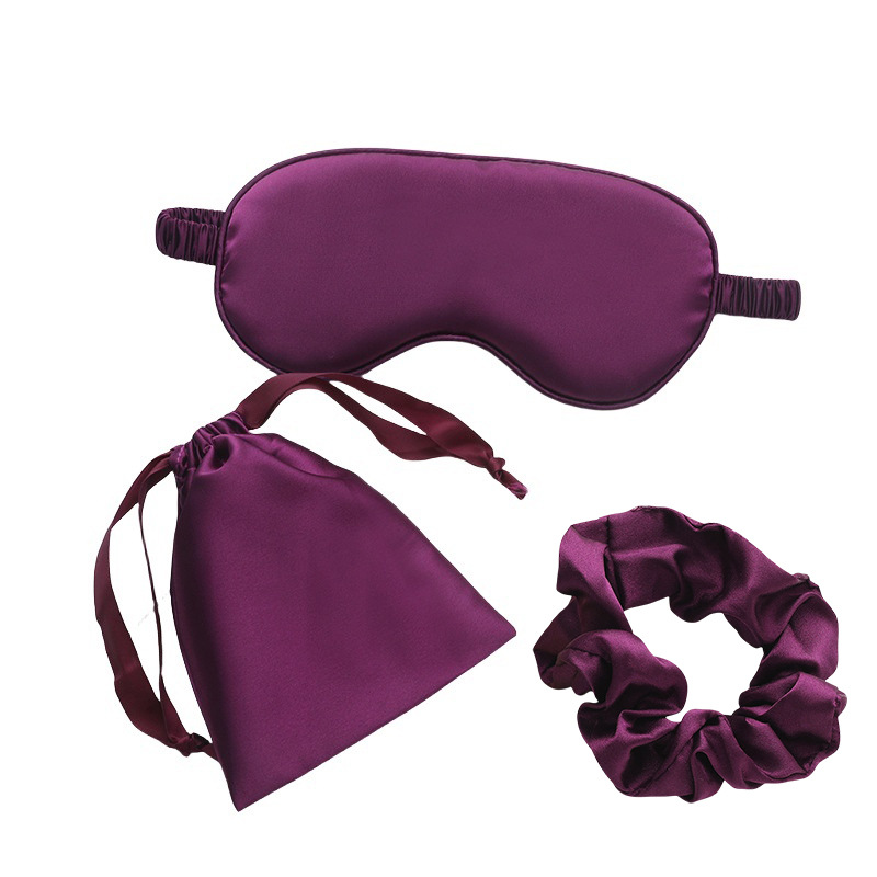 【3点セット】バーガンディ＋収納袋＋ヘアゴム