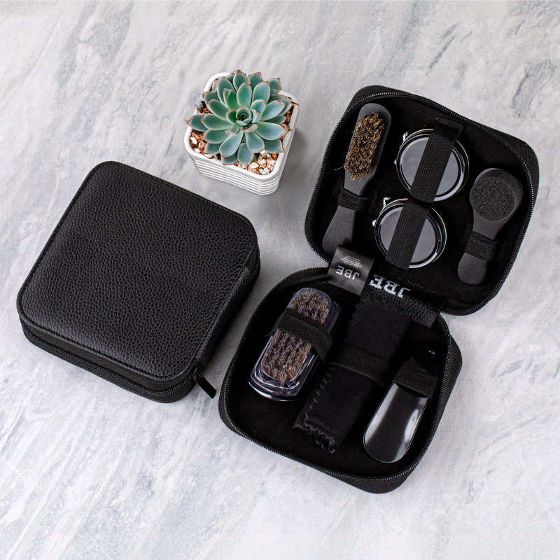 ブラックライチ柄馬毛ブラシ7本セット