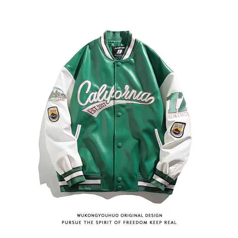 W05皮服グリーン